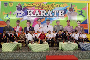 Walikota Hadiri Pembukaan Turnamen Karate Di Gor Asber Nasution