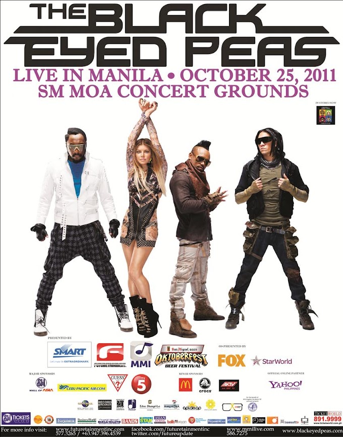 Contest: Win Two Silver Tickets - Black Eyed Peas Concert Oct 25
