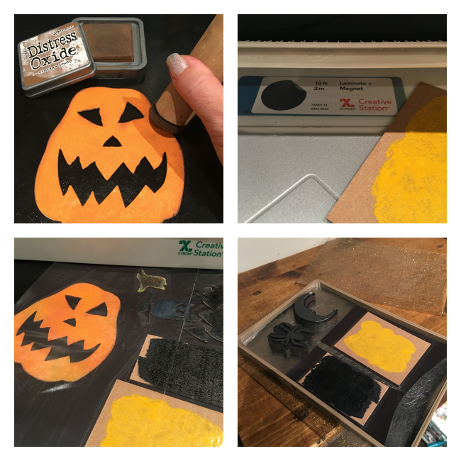 Halloween Laminated Fridge