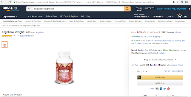 Thuốc giảm cân Angellook - USA