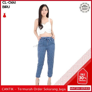 MNF288C75 Celana Cl Wanita 0641 Salur Pensil Model 2019 BMGShop