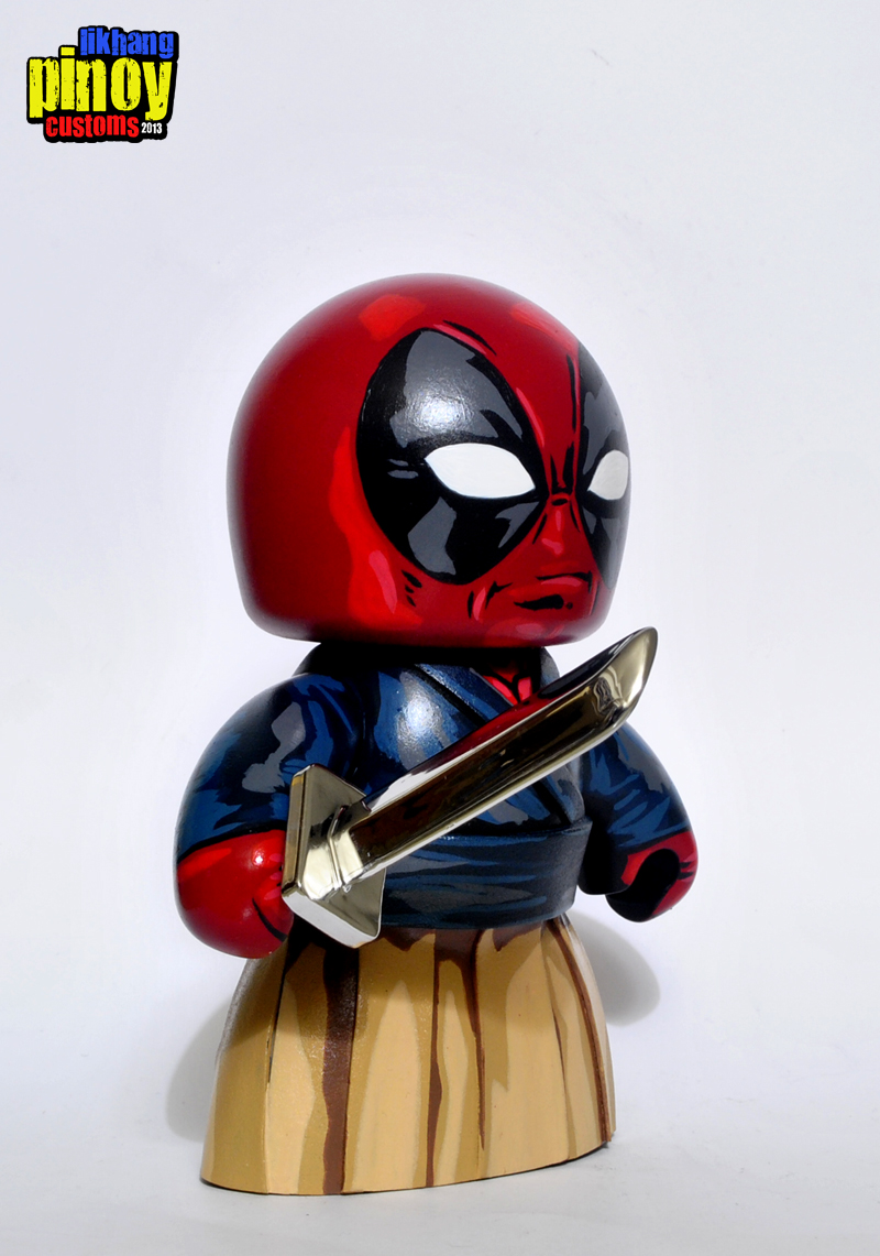 figurine pop deadpool samurai