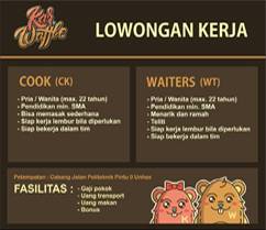 Lowongan Kerja Cook dan Waiters di Karwaffle Lowongan Kerja Cook dan Waiters di Karwaffle