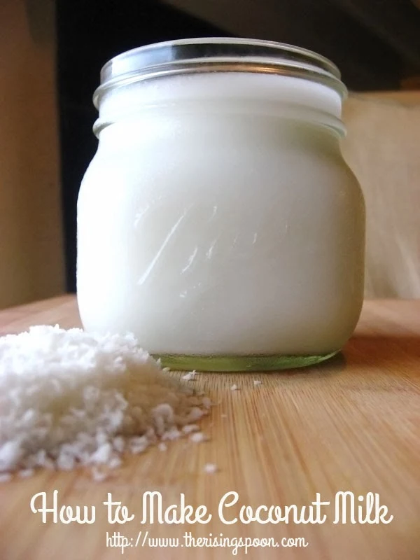 How to Make Homemade Coconut Milk with Unsweetened Shredded Coconut 