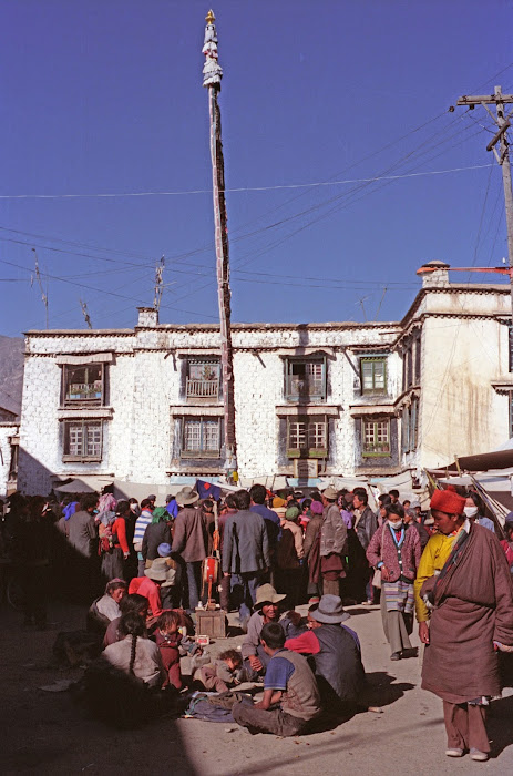 Tibet, Lhassa, Barkhor, © L. Gigout, 1990