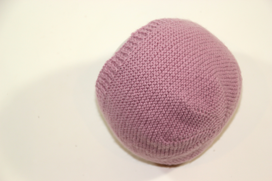 DIY Tejer Bebé: Cómo hacer capota de punto con dos agujas