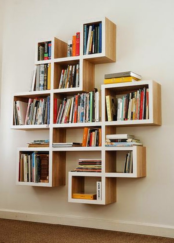 Practical bookcase for home