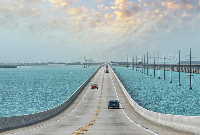 Estrada em Miami para Key West Estrada em Miami para Key West