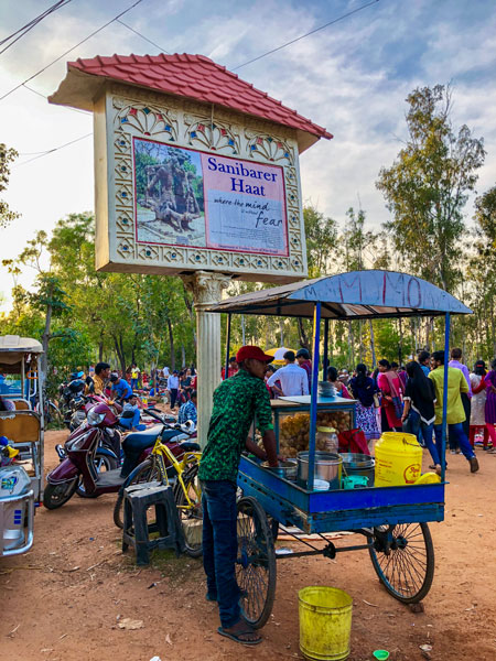 Things to do at Satuday market at Shantiniketan shanibarer haat saturday market shantiniketan