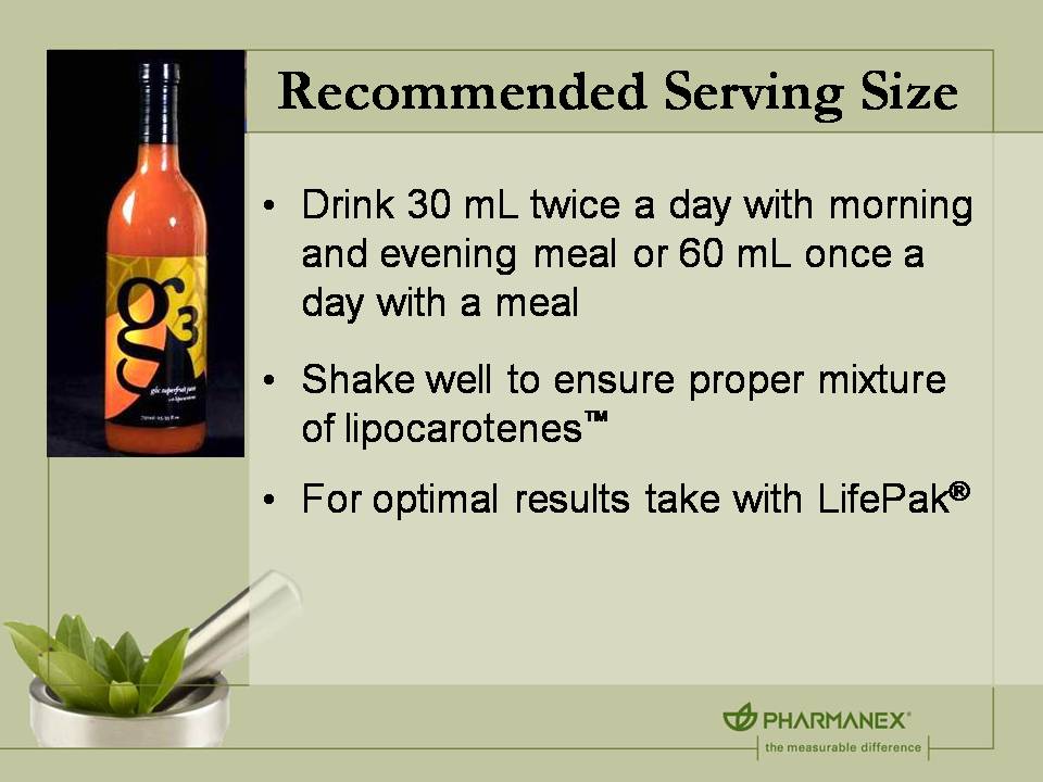 Reverse Ageing Naturally Strengthen your Immune system this winter, drink G3 Juice by Nuskin