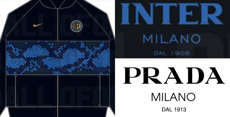 Prada Rip Off Nike Inter Milan 21 22 Anthem Jacket Leaked Footy Headlines