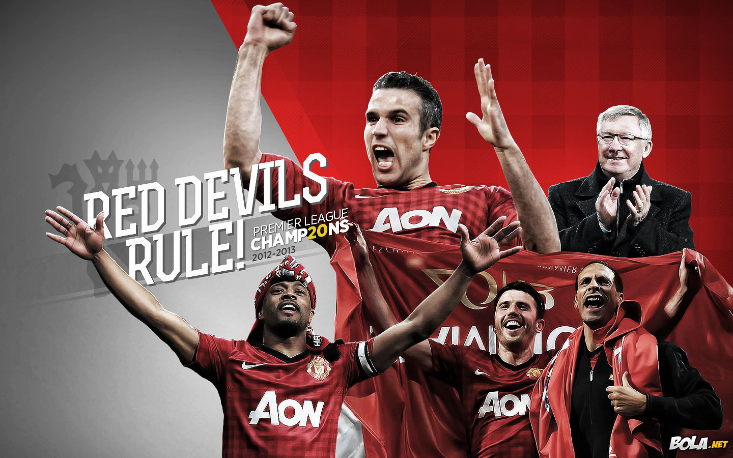angga Manchester United Champions 2013