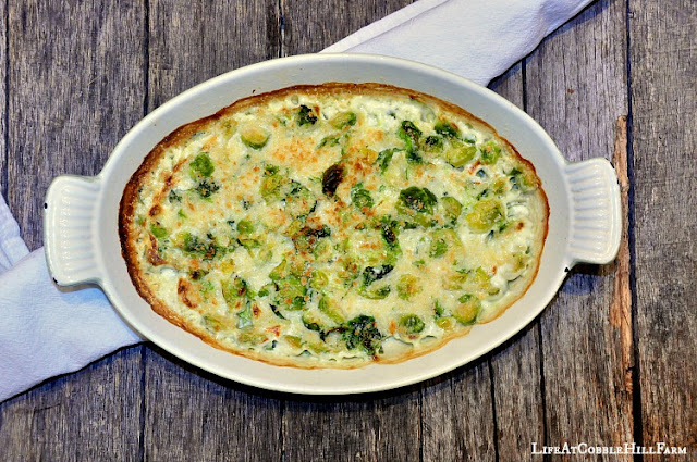 Brussels Sprouts Gratin | Life At Cobble Hill Farm