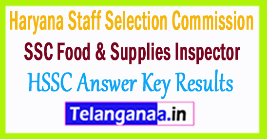 HSSC Inspector Food Supplies Result 2018 HSSC Inspector Food Supplies Result 2018