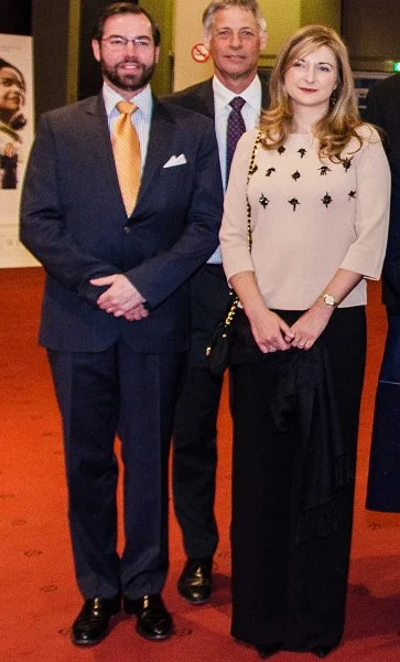 Grand Duke Henri, Duchess Maria Teresa, Prince Guillaume, Princess Stephanie, Marie-Astrid and Princess Margretha. Solar Impulse, l'impossible tour du monde