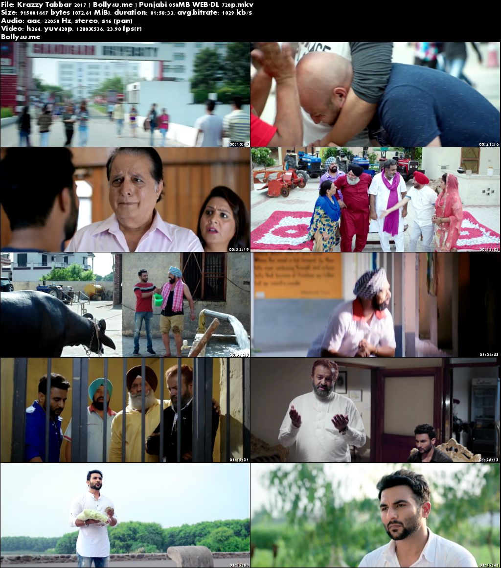Krazzy Tabbar 2017 WEB-DL 850Mb Full Punjabi Movie Download 720p