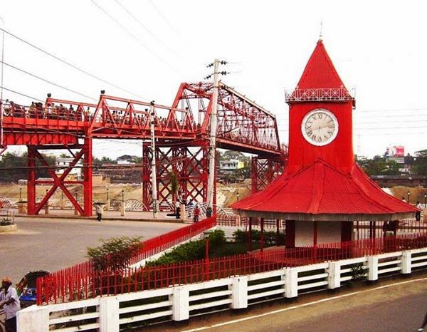 Sylhet tower clock popularly known as Ali Amjad’s Ghari was presented by his father Nawab Ali Ahmed Khan in 1872 Ad (Nawab Ali Amjad Khan 1871-1905Ad.