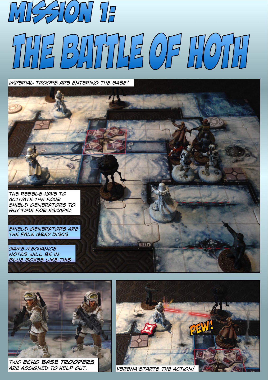 Return to Hoth campaign comic! Star Wars Imperial Assault Return to Hoth