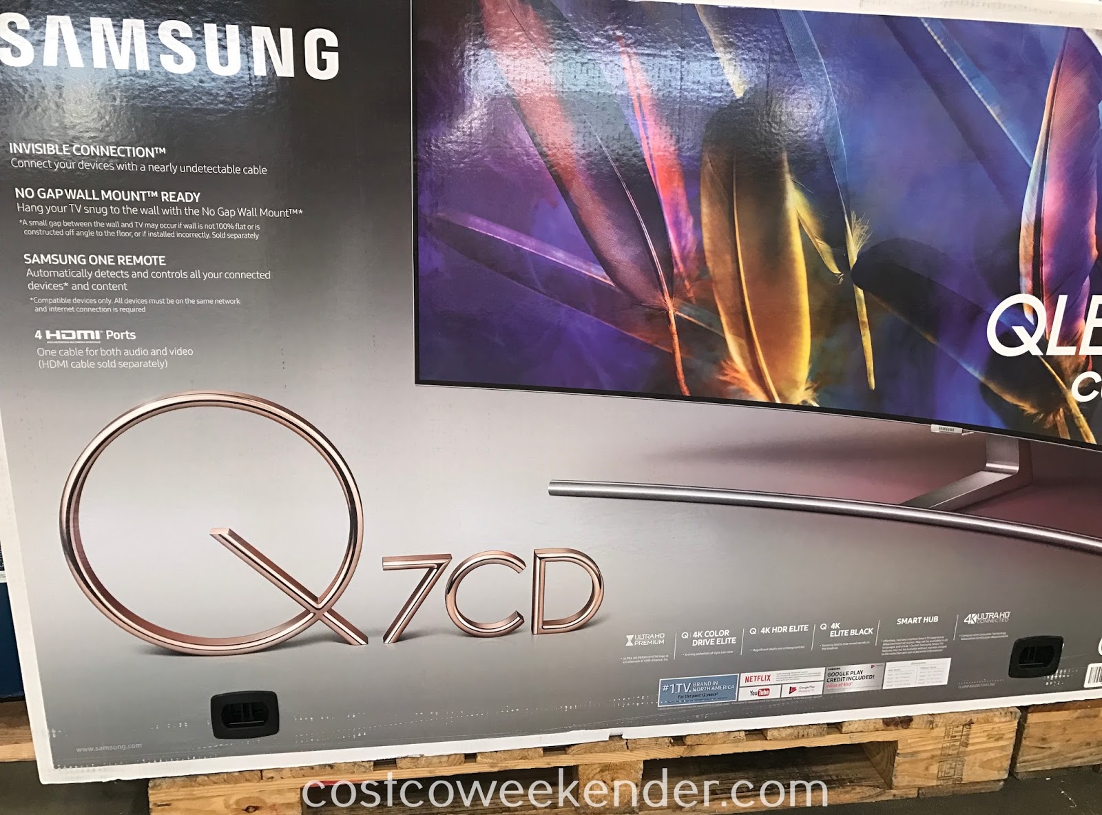 Samsung QN65Q7CDM 65" Curved 4K UHD QLED TV | Costco Weekender