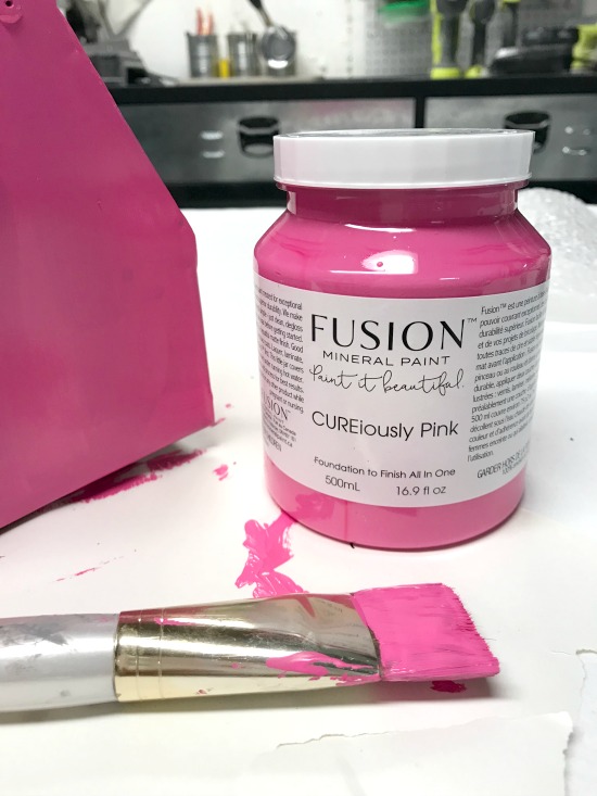 Repurposed Cure-iously Pink Drawer Nail Polish Organizer