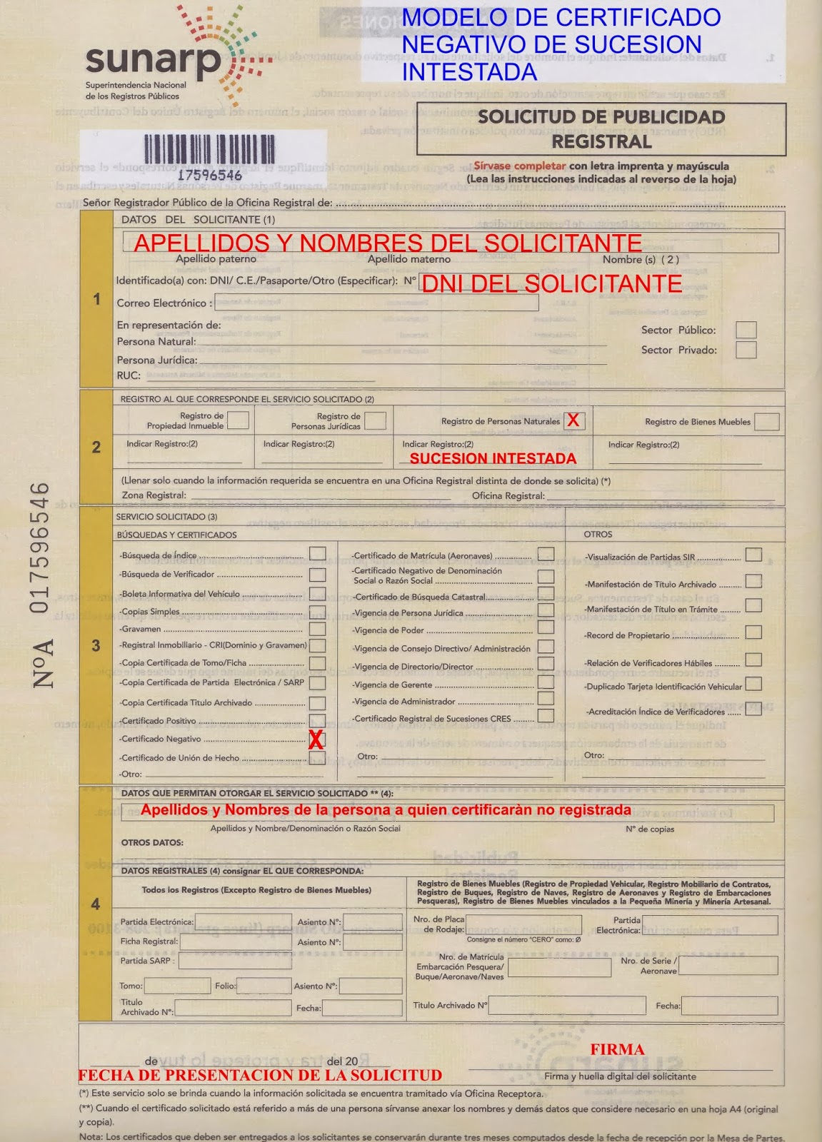 Estudio Jurídico Ling Santos COMO SOLICITAR UN CERTIFICADO NEGATIVO DE SUCESION INTESTADA EN SUNARP
