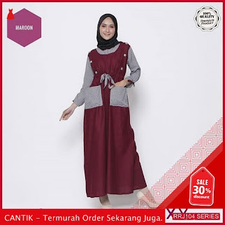 Jual RRJ104D41 Dress Syareen Maxy Wanita Vg Terbaru Trendy BMGShop
