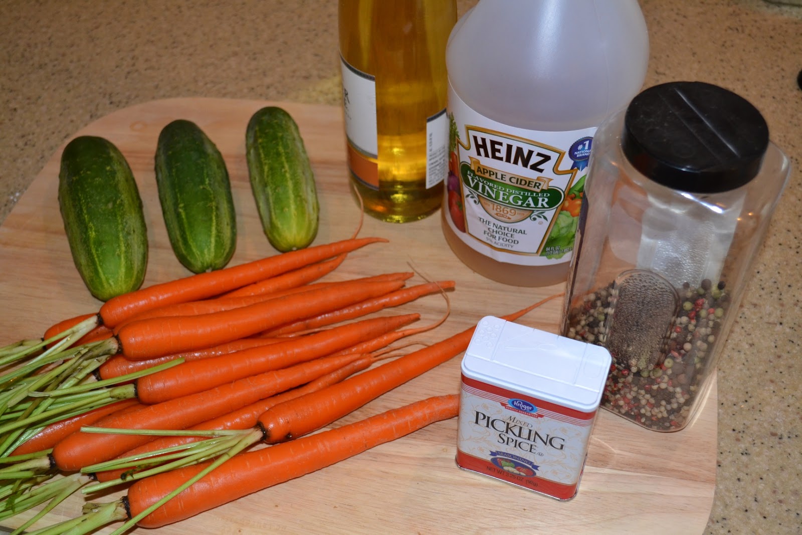 Weekend Food Project Pickled Carrots and Cucumbers