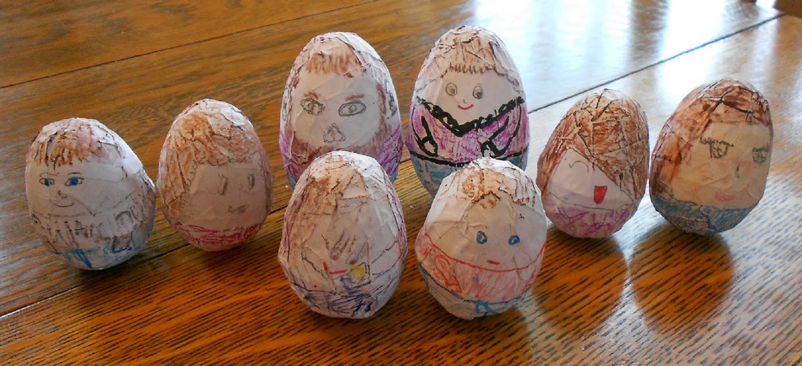 Create your own Weeble Wooble using Plastic Easter Eggs