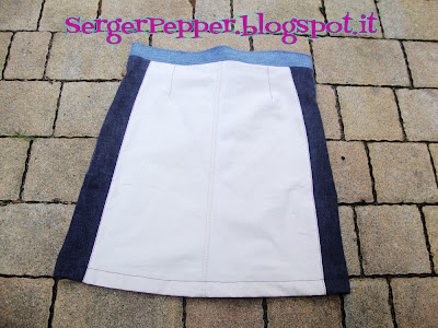 From Pants to Skirt: a Refashion for Me! - Serger Pepper