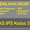 45+ Soal UAS PAS IPS Kelas 5 Semester 1 Lengkap Kunci Jawaban