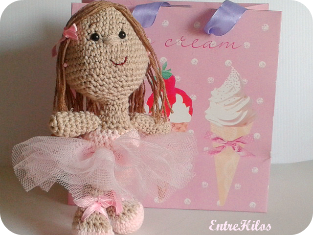 Oli la bailarina, amigurumi