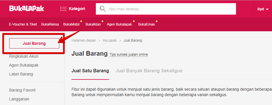 Jual Barang di Bukalapak Jual Barang di Bukalapak