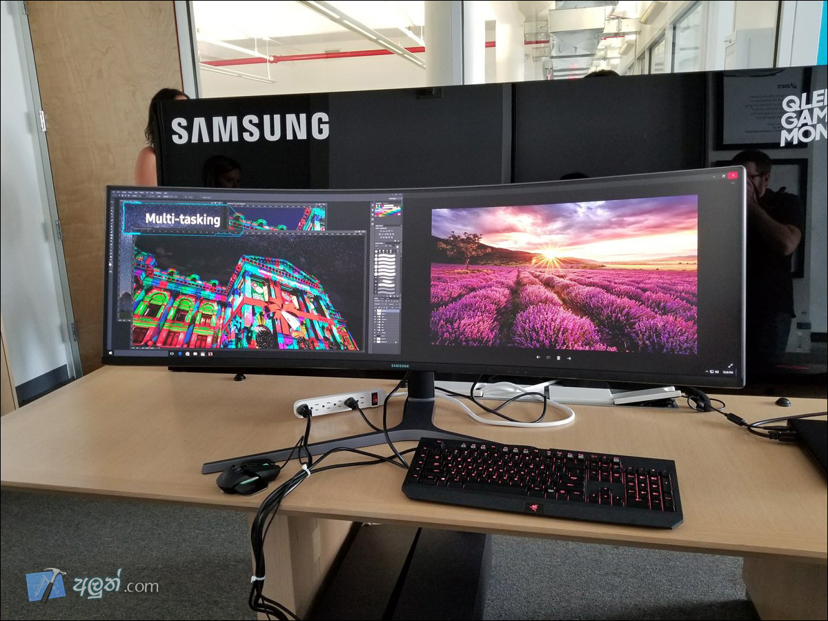 Samsung The ultra wide 49inch CHG90 Monitor Aluth