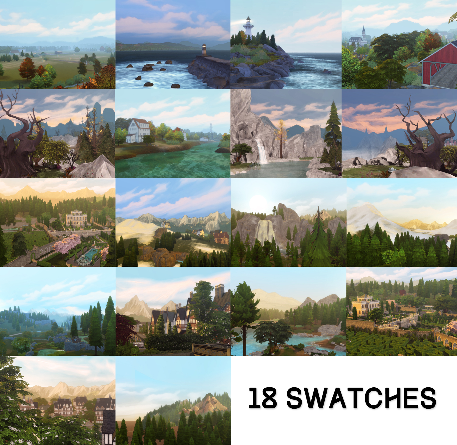 TS4 Landscape Paintings History Lover's Sims Blog