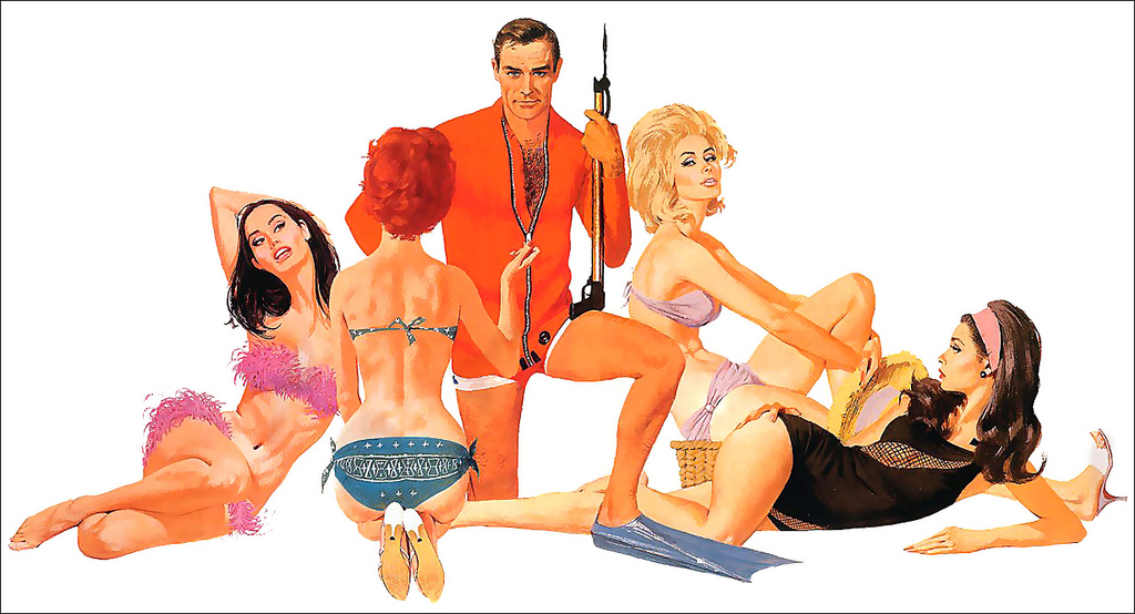 Robert McGinnis. Pin-Up Girls & Pulp Covers. Doctor Ojiplático. James Bond
