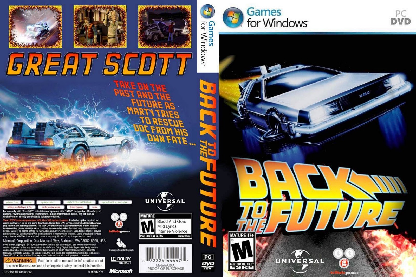 Back To The Future The Game Episode 1-5 System Requirements
