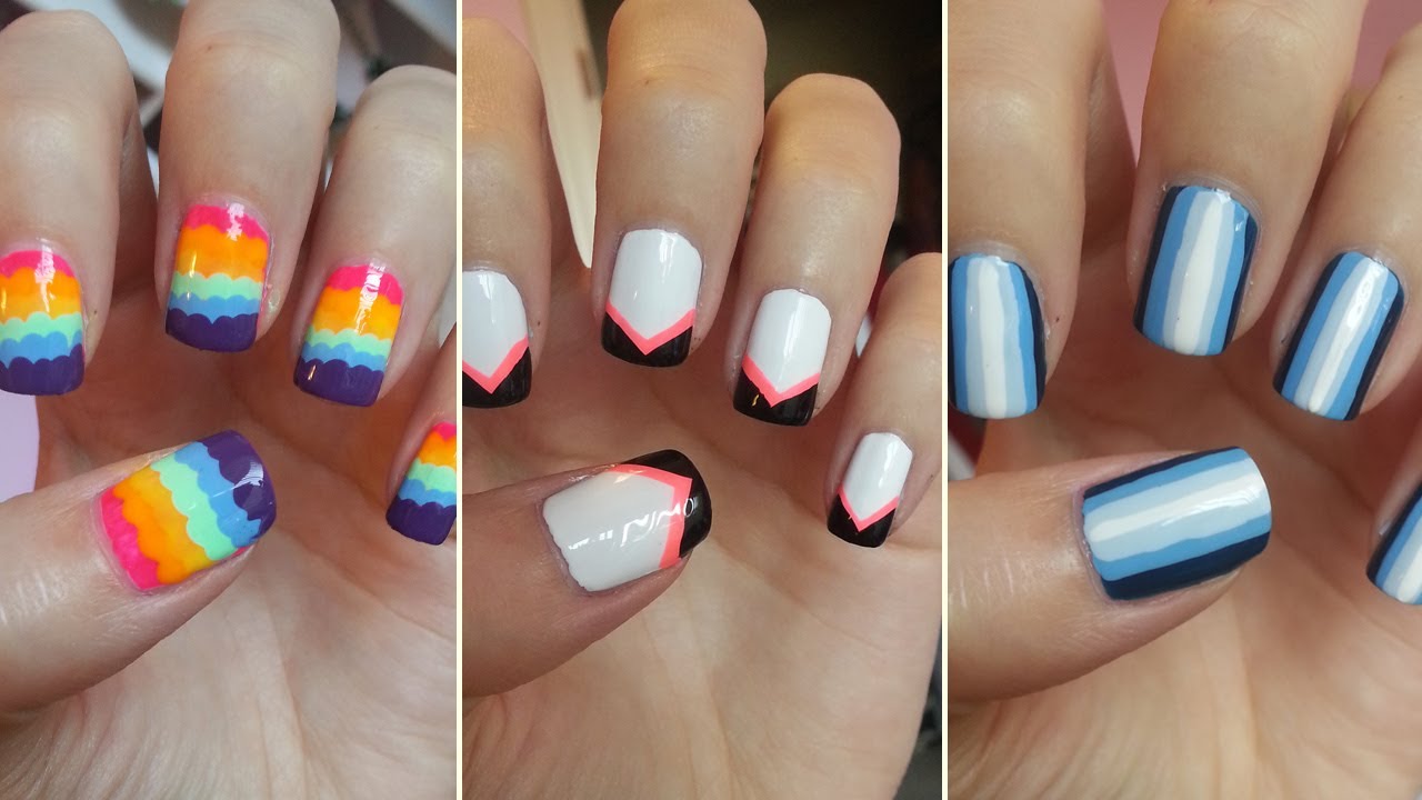 20 Super Simple Nail Art Ideas For The Lazy Girl In All Of Us