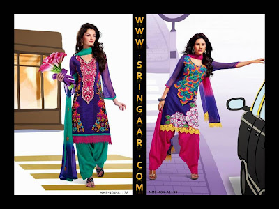 SRINGAAR: Cotton Salwar Kameez material