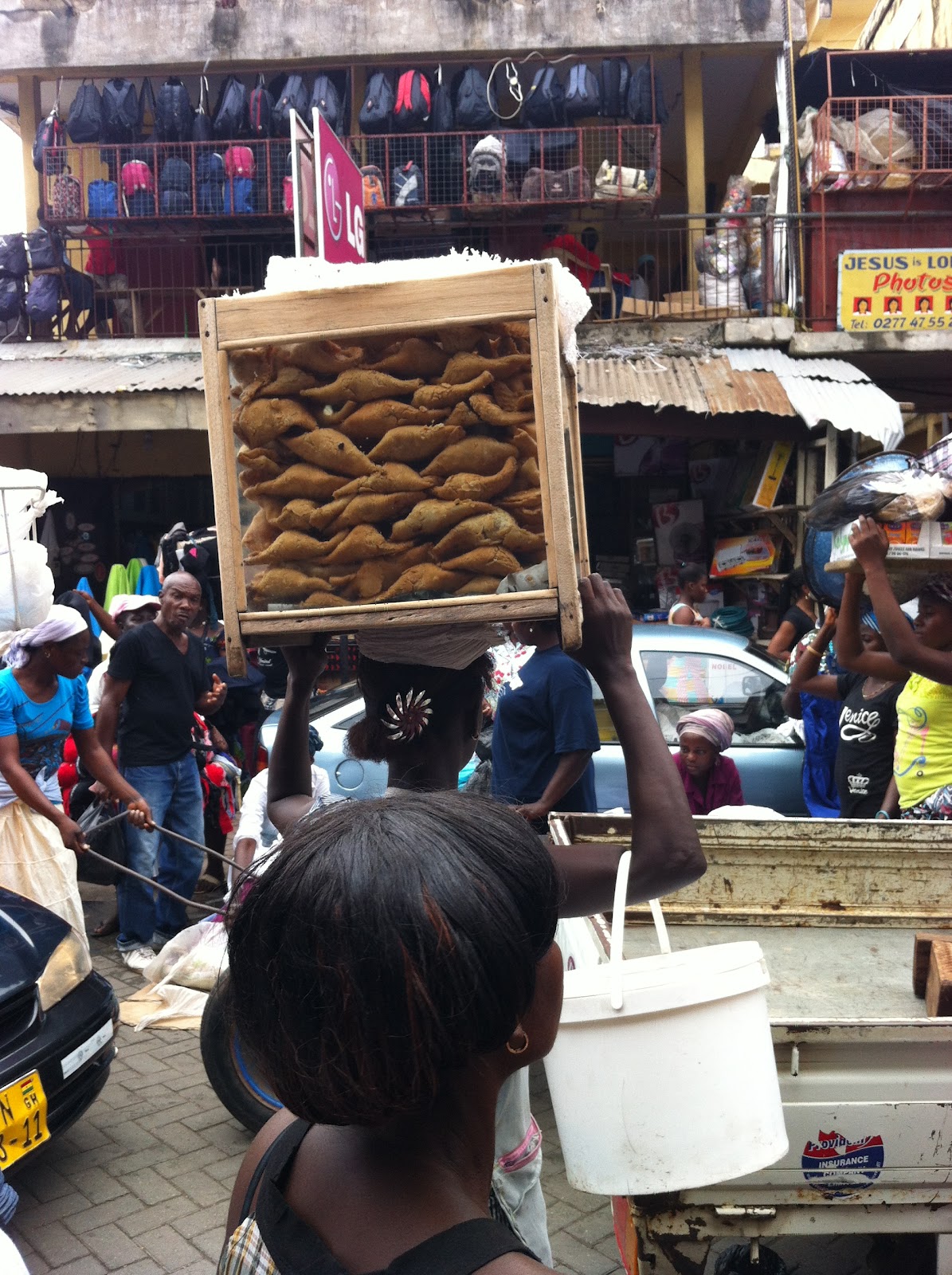 Country Gourmet Traveler Exploring Ghana Makola Market