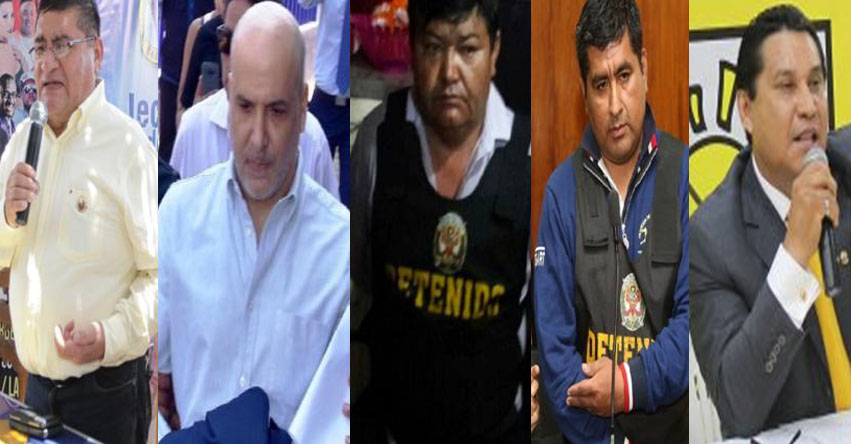 Solidaridad Nacional, partido de Castañeda Lossio, tiene cuatro alcaldes detenidos en menos de un año además de un prófugo de la justicia Solidaridad Nacional, partido de Castañeda Lossio, tiene cuatro alcaldes detenidos en menos de un año además de un prófugo de la justicia