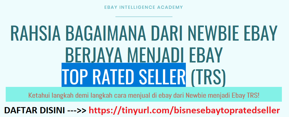 Bisnes Ebay Dari Rumah | Belajar Buat Bisnes Ebay Sampai Jadi TOP RATED SELLER!
