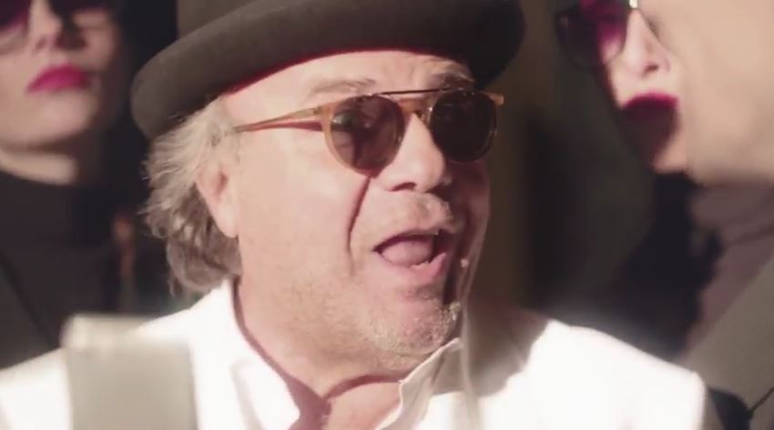 Modello TheFork pubblicità con Jerry Calà con Foto - Testimonial Spot Pubblicitario TheFork 2017