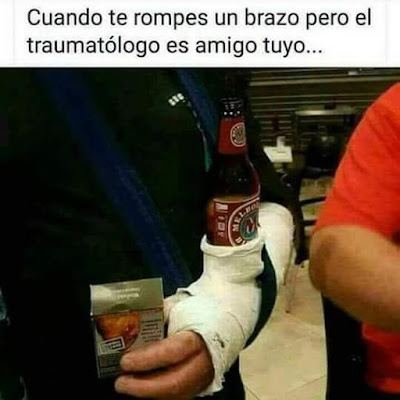 Cuando te rompes un brazo pero el traumatólogo es tu amigo Cuando te rompes un brazo pero el traumatólogo es tu amigo