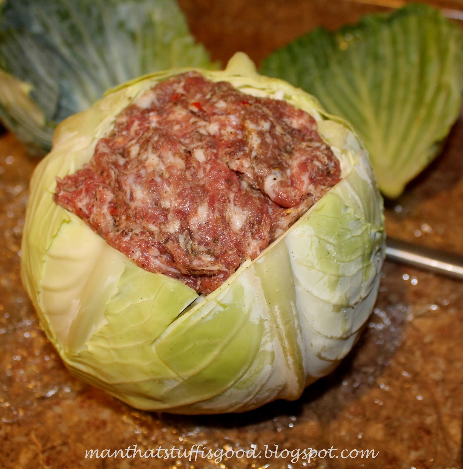 Grilled Stuffed Cabbage