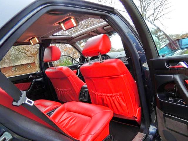mercedes red interior