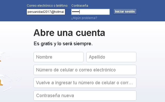 Como iniciar sesión en Facebook - Solo Nuevas Como iniciar sesión en Facebook - Solo Nuevas