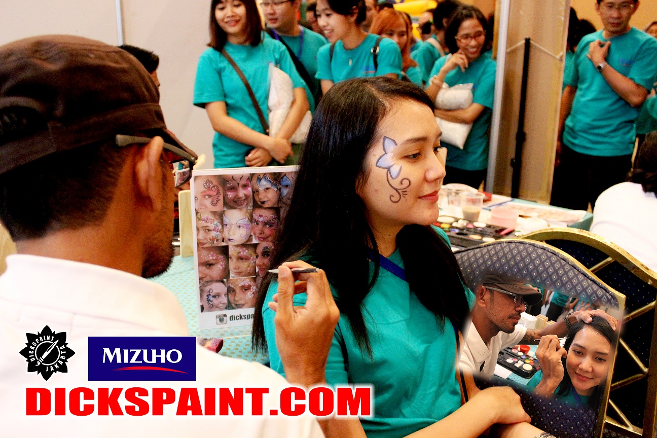 FACE PAINTING ANAK BANK MIZUHO JAKARTA | Professional Face Body