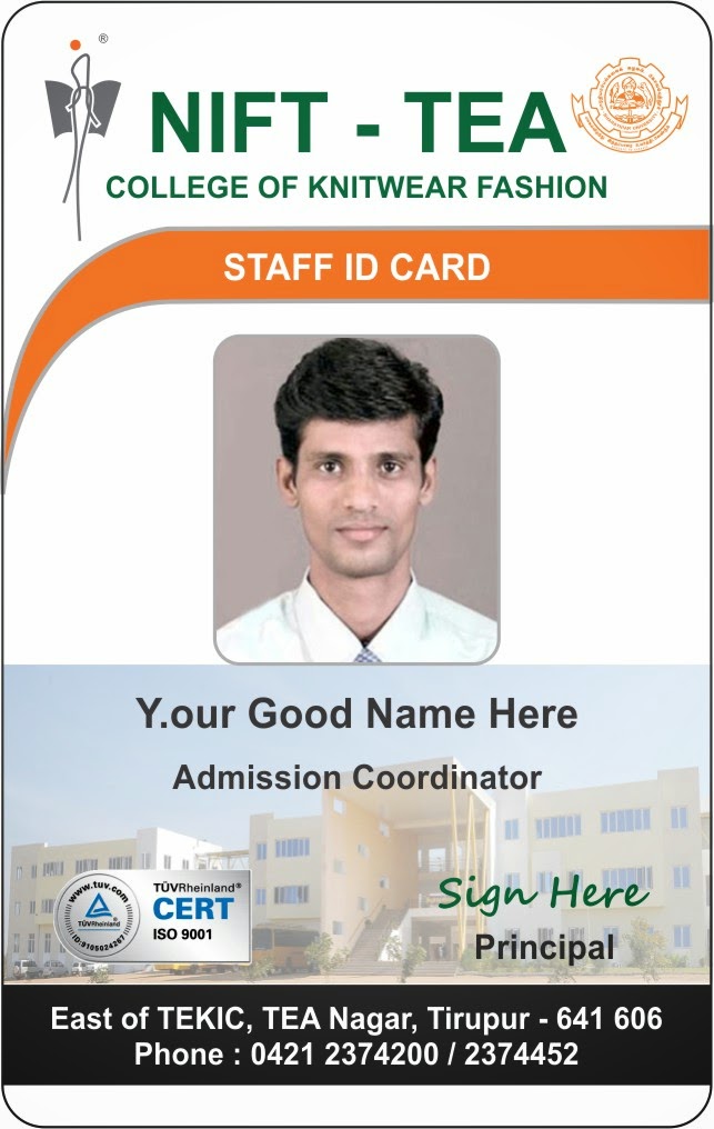 ID Card Coimbatore Ph 97905 47171 College Student and Staff ID Card Templatres 1409