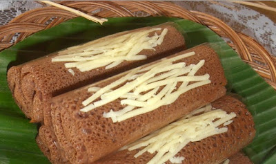 Resep Dadar Gulung Isi Pisang Coklat Keju Bogasari Empuk