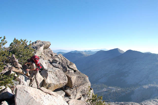 Scrambling on the North Ridge of Mt. Price in the Desolation Wilderness